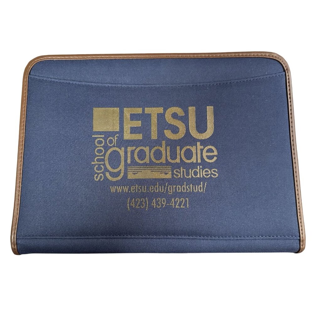 Padfolio Northwest Zippered Padfolio ETSU Graduate Studies Leads 0800-10